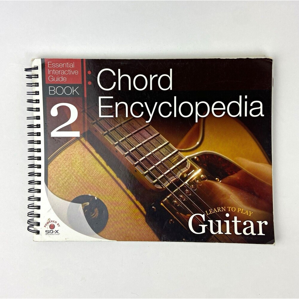 Chord Encyclopedia Learn to Play Guitar Series Spiral Bound Book English
